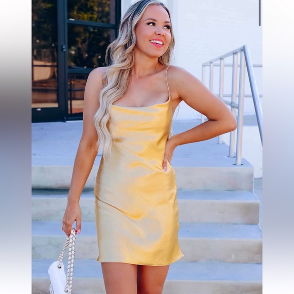 Double Zero Dresses & Skirts - Cowl neck slip dress